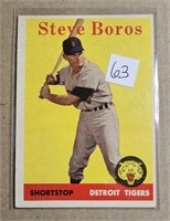1958 Topps Steve Boros 81