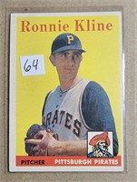 1958 Topps Ronnie Kline 82