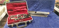 (1) Bundy Clarinet w/ Case & (2) Metal Sheet