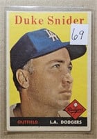 1958 Topps Duke Snider 88