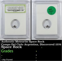 Authentic Meteorite Space Rock Campo Del Cielo Arg