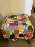Hand crafted quilt & Winnie the Pooh blanket