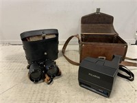 Binoculars & Polaroid Camera