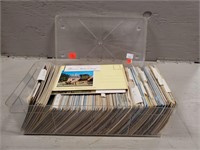 Container of Assorted Post Cards