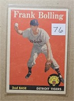 1958 Topps Frank Bolling 95
