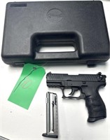 Walther P22 .22cal pistol with extra clip &