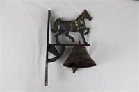 Antique Iron "Prancing Horse" Dinner Bell
