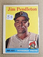 1958 Topps Jim Pendleton 104