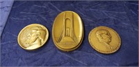 (3) Assorted Medals