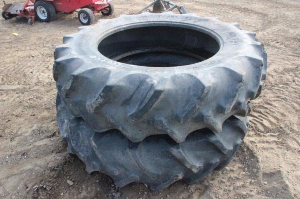 (2) Goodyear 18.4R42 Tractor Tires
