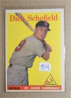 1958 Topps Dick Schofield 106