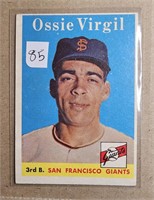 1958 Topps Ossie Virgil 107