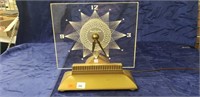 (1) Vintage Mastercrafters Lighted Clock (Works)