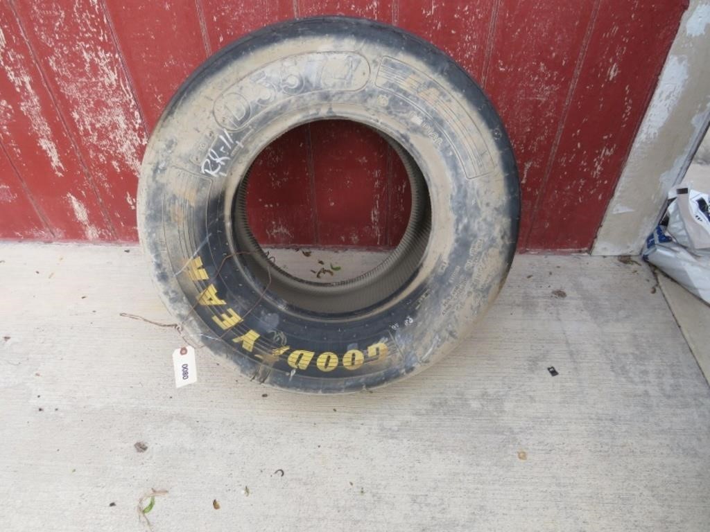 Used Goodyear Tire From Nascar Race