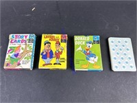 Assortment of Vintage Children Card Games