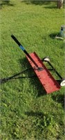 Lawn Mower Pull Behind Lawn Rake nice cond