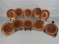 (10) NORMAN ROCKWELL PLATES: