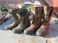 2 Pair Size 10 Hunting Boots
