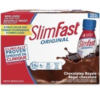 8 Bottles SlimFast Original Meal Replacement or