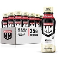 12 Pack Muscle Milk Genuine Protein Shake,