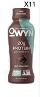 11 pk OWYN Pro Elite Protein Shake 20g dark