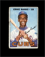 1967 Topps #215 Ernie Banks P/F to GD+