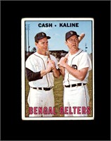1967 Topps #216 Cash/Kaline P/F to GD+