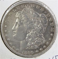 1896-P Morgan Silver Dollar XF