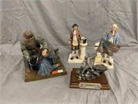 (4) Figures Commemorating Early American History