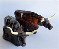 Avon Bottles - Longhorn Steers