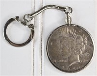 1922-S Peace Silver Dollar Keychain
