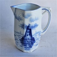 Vintage Porcelain Cream Pitcher w/Lighthouse