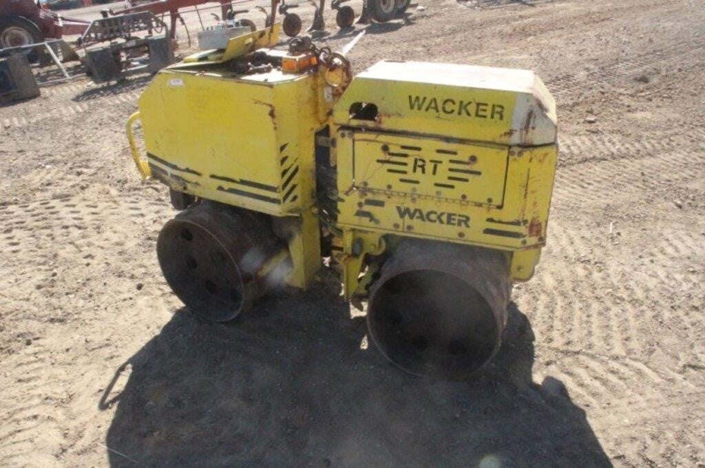 Wacker Nelson Trench Roller, Runs & Operates