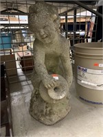 Cement Garden Statue (~22in Tall)