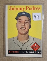 1958 Topps Johnny Podres 120