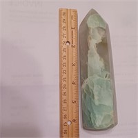 6.5" Tall Pistachio Calcite Tower, 1lb. 2.9oz.