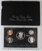 1998 US Mint Silver Proof Set