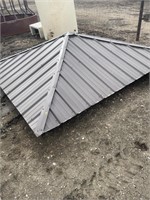 10'2" x 10’2" metal gazebo roof
