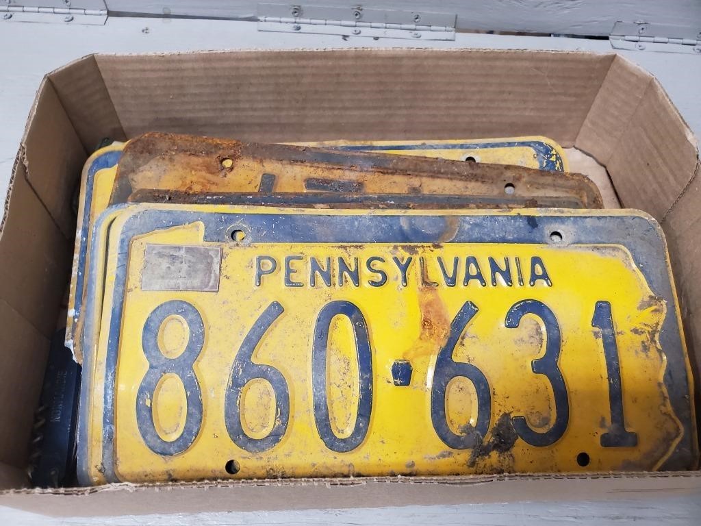 Vintage PA License Plates
