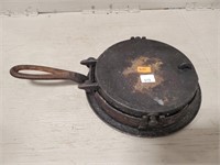Vintage Cast Waffle Iron