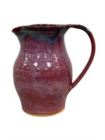 Signed Sue Owens Pottery Pitcher