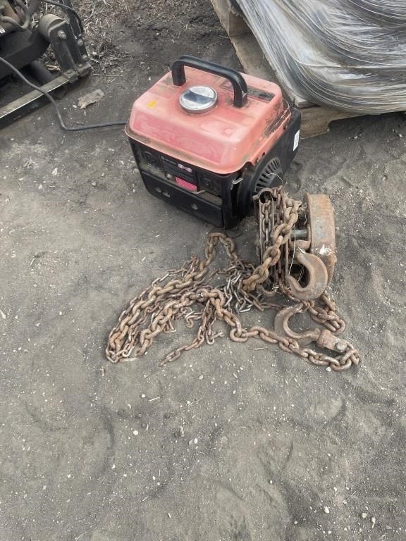 King Canada generator 6.7 A, 1 ton chain hoist
