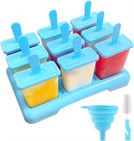 9-Cavity BPA-Free Popsicle Mold & Extras