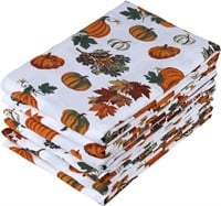 $22  Urban Villa Pumpkin Towels 20X30  6 Set