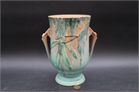Vintage Roseville "Peach Moss" 2-Handled Tall Vase
