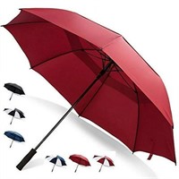 NEW $35 62 Inch Golf Umbrella (Red, 1-Pack)