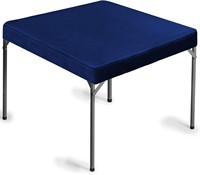 $26  Blue Felt Game Table Cover  34 x 34 x 4 Inch