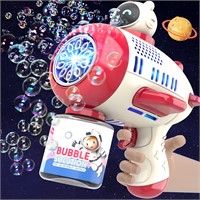 Aomola Kids Bubble Gun  5000+ Bubbles (red)