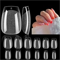 Lionvison 240pcs Coffin Nail Tips  Matte