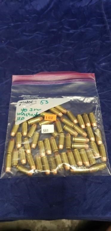 (53) Rounds 40 S&W Winchester HP Ammo